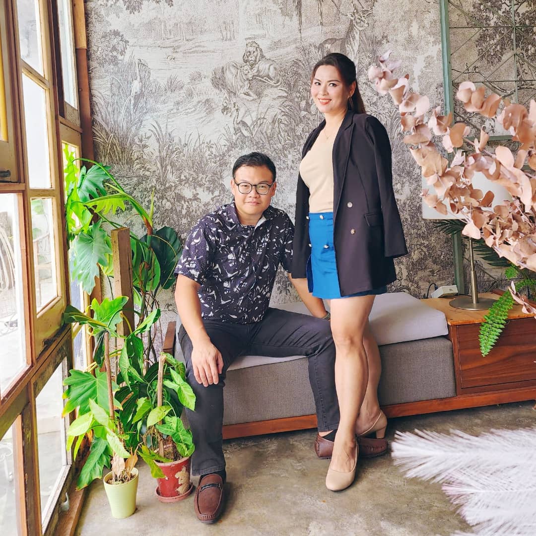 David Ong and his wife and property business partner in Johor Bahru
